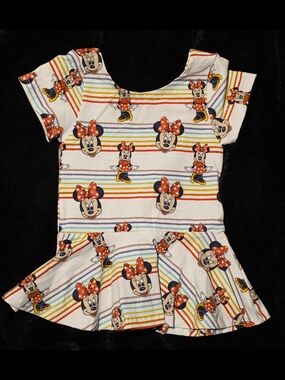 Raising Wilds Minnie Mouse Peplum Top